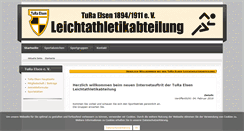 Desktop Screenshot of leichtathletik.tura-elsen.de