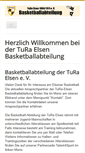 Mobile Screenshot of basketball.tura-elsen.de